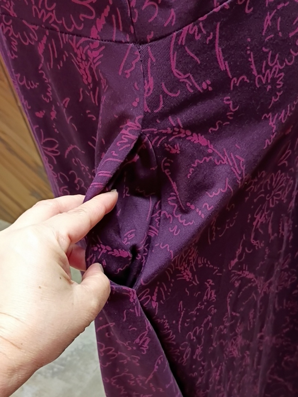 Pact Plum Organic Cotton Fit And Flare Open Back Maxi Dress Size XXXL - Picture 6 of 10